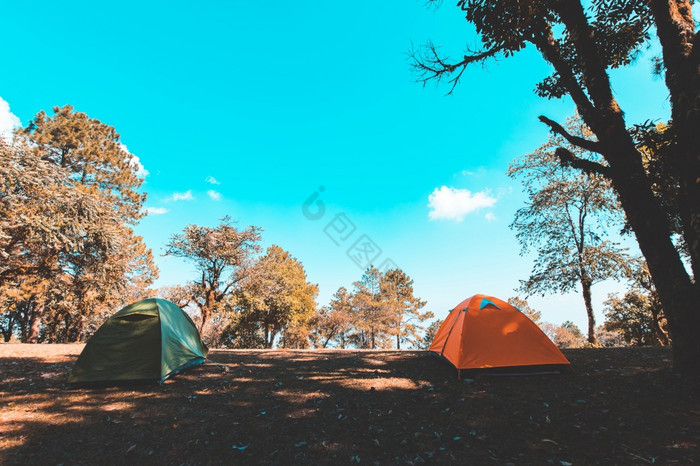 旅游帐篷野营山图片