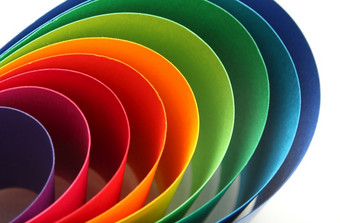 颜色纸各种弧波形式光谱颜色弧光谱
