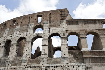 细节的著名的罗马圆形大剧场竞技场也已知的的弗拉圆形剧场