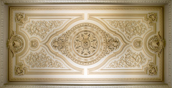 细节的被称为消防队员大厅天花板里斯本葡萄牙的里斯本城市大厅建之间的和实际座位里斯本城市委员会