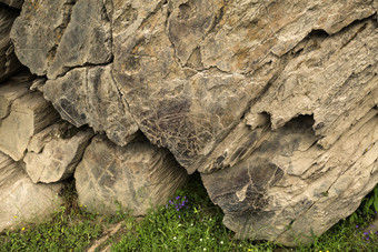 的史前岩石艺术网站的coa谷开放空气上旧石器时代的考古网站东北葡萄牙