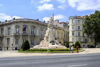 视图的纪念碑兑现的<strong>葡萄牙</strong>语战士世界战争市中心里斯本<strong>葡萄牙</strong>雕塑马克西米亚诺阿尔维斯