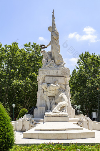 视图的纪念碑兑现的葡萄牙语战士世界战争市中心里斯本portugalsculpture马克西米亚诺阿尔维斯翻译伟大的战争