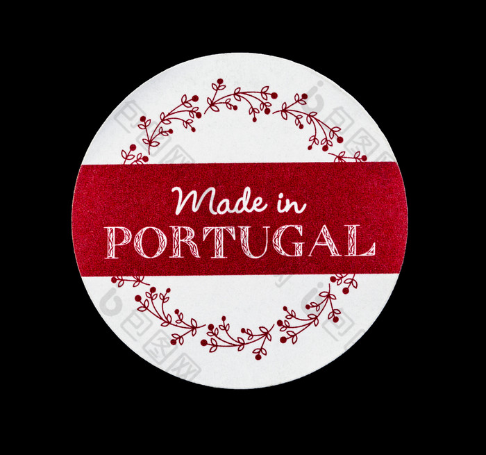 美丽的精心制作标签与使葡萄牙标签识别工业葡萄牙语产品海外市场