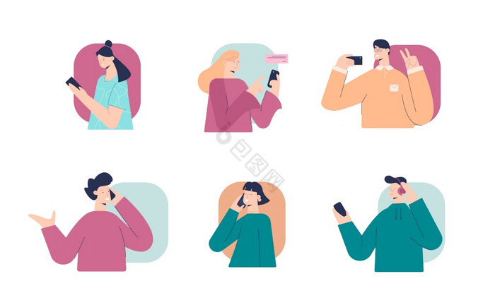 人会说话的电话集沟通检疫模式不同的智能手
