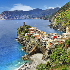 五渔村著名的国家公园利古里亚意大利vernazza村