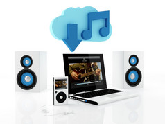 集团电子产品设备连接音乐云服务器渲染