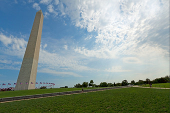 华盛顿纪念碑的国家购物中心华盛顿