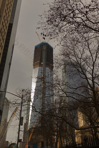 的观点新<strong>纽约</strong>城市美国自由塔而且的世界贸易中心