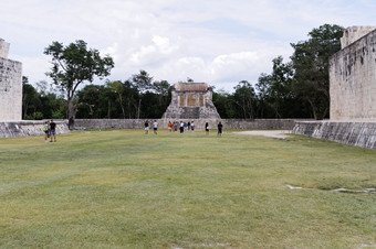 奇红玫瑰墨西哥10月奇红玫瑰玛雅废墟有几百万游客每年大多数参观了网站的世界