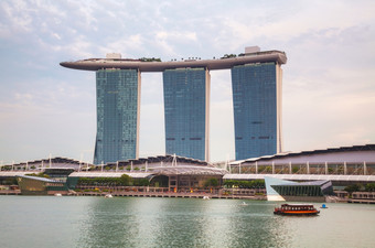 新加坡<strong>10</strong>月概述的玛丽娜湾与的鱼尾狮和玛丽娜湾金沙<strong>10</strong>月新加坡