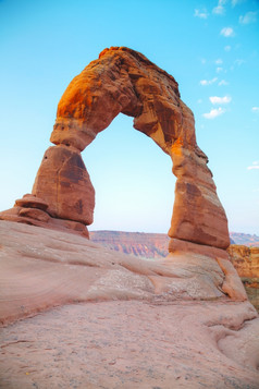 精致的拱的拱门国家公园犹他州美国