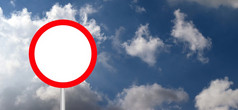 空红色的圆招牌路标志蓝色的天空停止等等允许不输入危险警告图标向量注意被禁止的谨慎导纳迹象禁止允许符号高速公路路禁止紧急当心