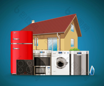 厨房和房子<strong>电器</strong>微波洗机冰箱气体炉子洗碗机