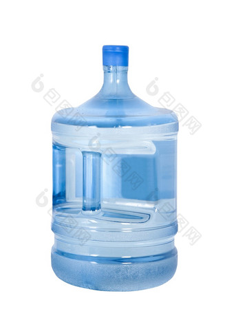 大瓶水孤立的白色背景大瓶水