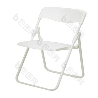 折叠椅子孤立的白色背景折叠椅子
