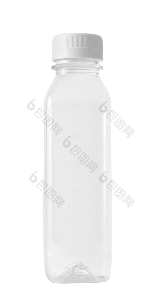 塑料瓶孤立的白色塑料瓶