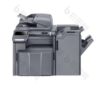 多功能激光打印机孤立的白色背景多功能激光打印机