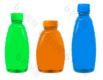 塑料瓶身体哪和美产品孤立的白色背景塑料瓶身体哪和美产品