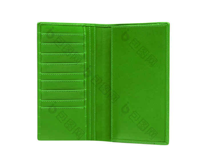 绿色钱包白色背景绿色钱包