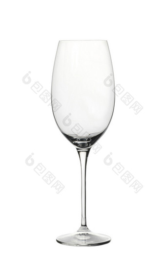 葡萄酒杯孤立的白色背景葡萄酒杯孤立的白色