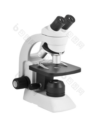 显微镜孤立的白色背景显微镜孤立的白色
