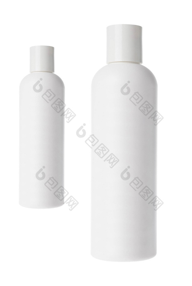 洗发水瓶孤立的白色背景洗发水瓶白色