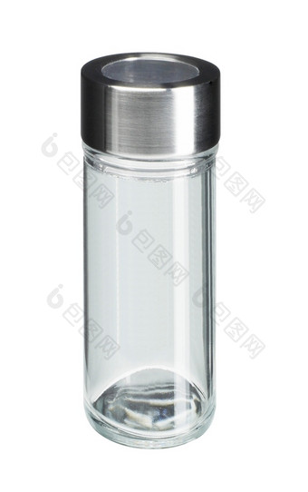 医疗瓶<strong>清晰</strong>的玻璃孤立的白色背景医疗瓶<strong>清晰</strong>的玻璃