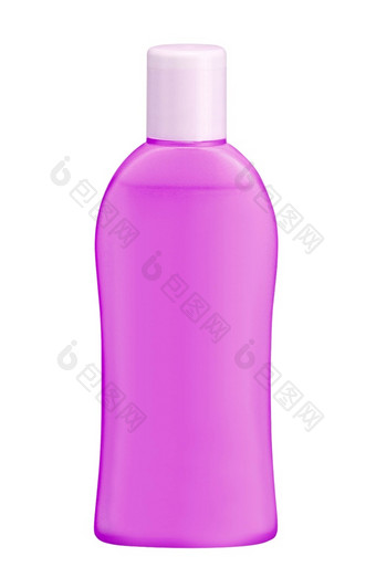 洗发水瓶孤立的白色洗发水瓶孤立的