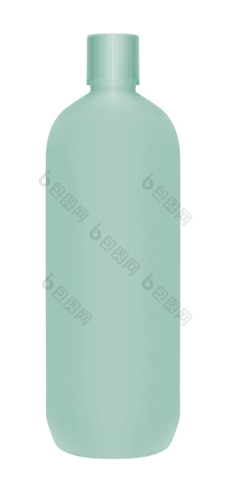 塑料洗发水瓶孤立的白色背景塑料洗发水瓶