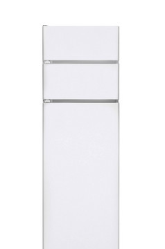 现代冰箱孤立的白色背景现代冰箱