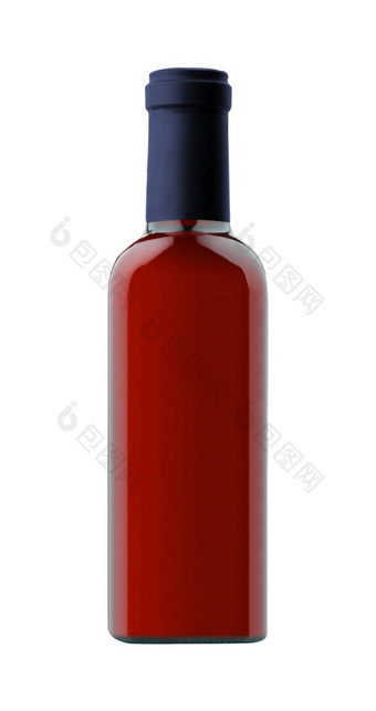 醋瓶孤立的白色背景醋瓶