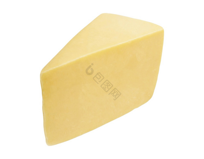 一块奶酪孤立的一块奶酪孤立的图片