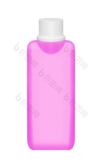 洗发水瓶孤立的白色洗发水瓶
