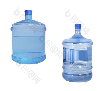 水大瓶孤立的白色背景水大瓶孤立的