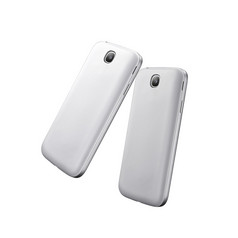 两个智能手机孤立的白色
