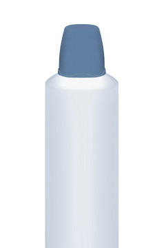 胶水塑料白色瓶孤立的白色背景
