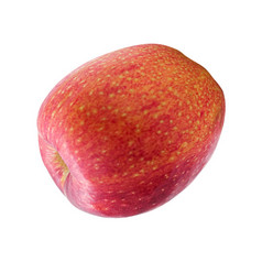 新鲜的红色的苹果孤立的白色