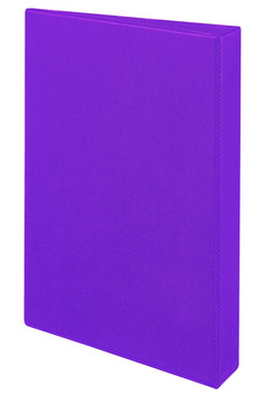 紫色的文件夹孤立的白色