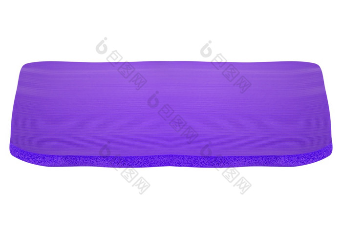 紫色的瑜伽席