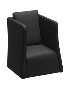 黑色的椅子孤立的白色
