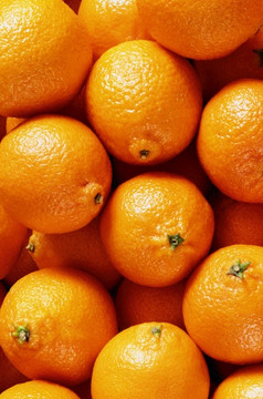 新鲜的橙子背景视图