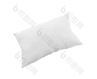 白色枕头孤立的白色背景白色枕头孤立的白色