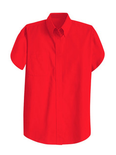 红色的衬衫孤立的白色背景红色的衬衫孤立的白色