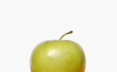 新鲜的绿色苹果孤立的白色新鲜的绿色苹果