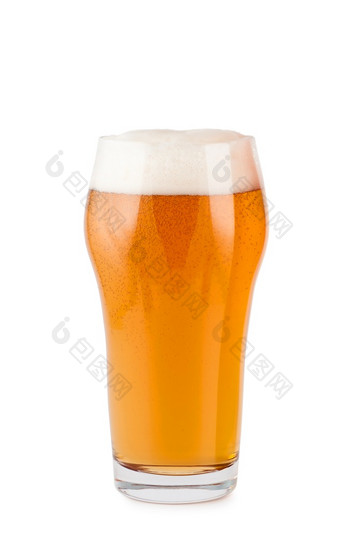 <strong>啤酒瓶玻璃</strong>孤立的白色背景啤酒<strong>玻璃</strong>孤立的