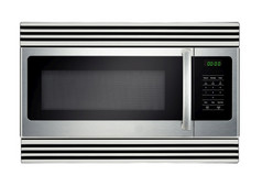 微波烤箱孤立的白色背景微波烤箱孤立的