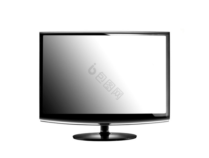 高定义液晶显示器孤立的高定义液晶显示器图片