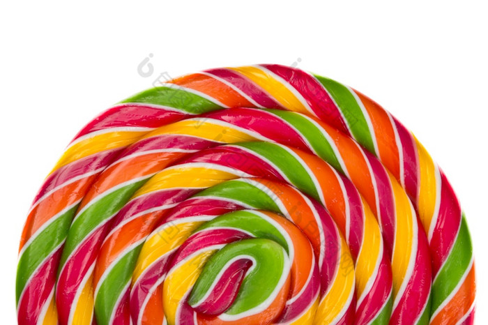 棒棒糖糖果白色背景彩虹颜色孤立的白色背景棒棒糖糖果白色背景彩虹颜色