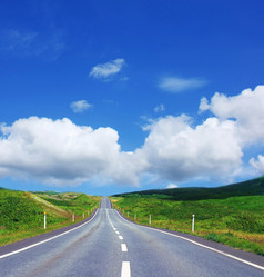 免费的道路路蓝色的天空免费的道路